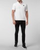 Tricou Philipp Plein Polo Barbati Alb Bumbac FABC MTK5598 PJ002N Tricou Philipp Plein Polo Barbati Alb Bumbac FABC MTK5598 PJ002N