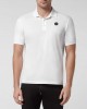 Tricou Philipp Plein Polo Barbati Alb Bumbac FABC MTK5598 PJ002N