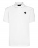 Tricou Philipp Plein Polo Barbati Alb Bumbac FABC MTK5598 PJ002N Tricou Philipp Plein Polo Barbati Alb Bumbac FABC MTK5598 PJ002N