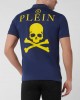 Tricou Philipp Plein Polo Barbati Albastru Bumbac FABC MTK5598 PJY002N