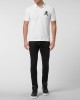 Tricou Philipp Plein Polo Barbati Alb Bumbac FABC MTK5599 PTE003N Tricou Philipp Plein Polo Barbati Alb Bumbac FABC MTK5599 PTE003N