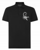 Tricou Philipp Plein Polo Barbati Negru Bumbac FABC MTK5595 PJ002N