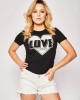 Tricou LOVE MOSCHINO dama culoare Negru W4F302PM3517