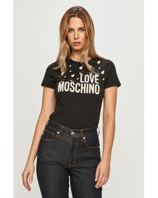 Tricou LOVE MOSCHINO dama culoare Negru W4F731LM3876