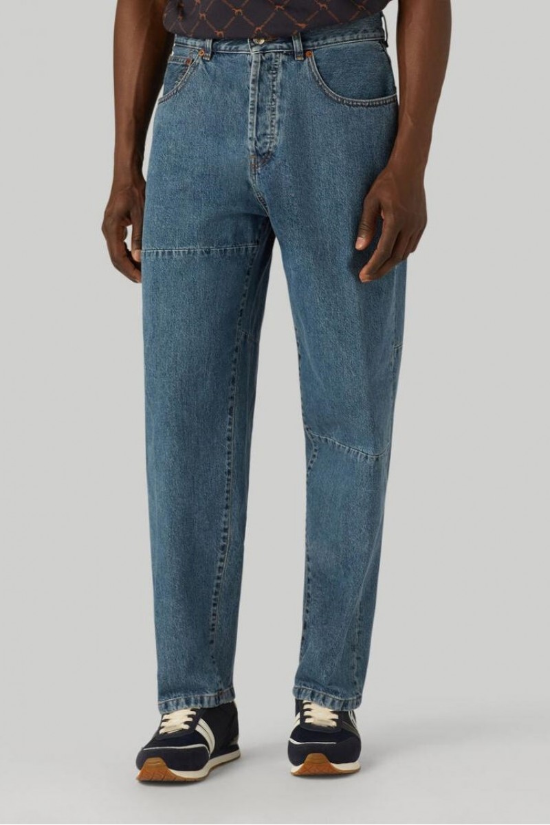 Jeans TRUSSARDI Bărbați albaștri Jeans TRUSSARDI Bărbați albaștri