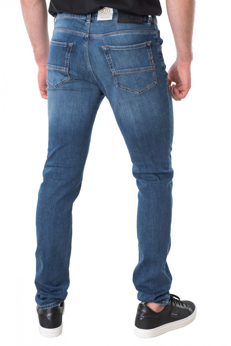 Jeans TRUSSARDI Bărbați albaștri Jeans TRUSSARDI Bărbați albaștri