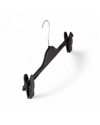 Set 10 umerașe marimea 36cm  cu clips culoare negru