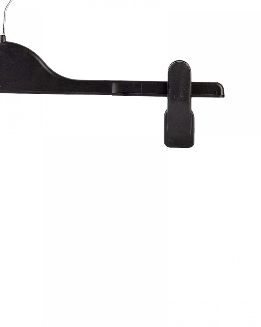 Set 10 umerașe marimea 36cm cu clips culoare negru Set 10 umerașe marimea 36cm cu clips culoare negru