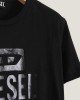 Tricou Diesel T-DIEGO TONE ON TONE Barbati Negru