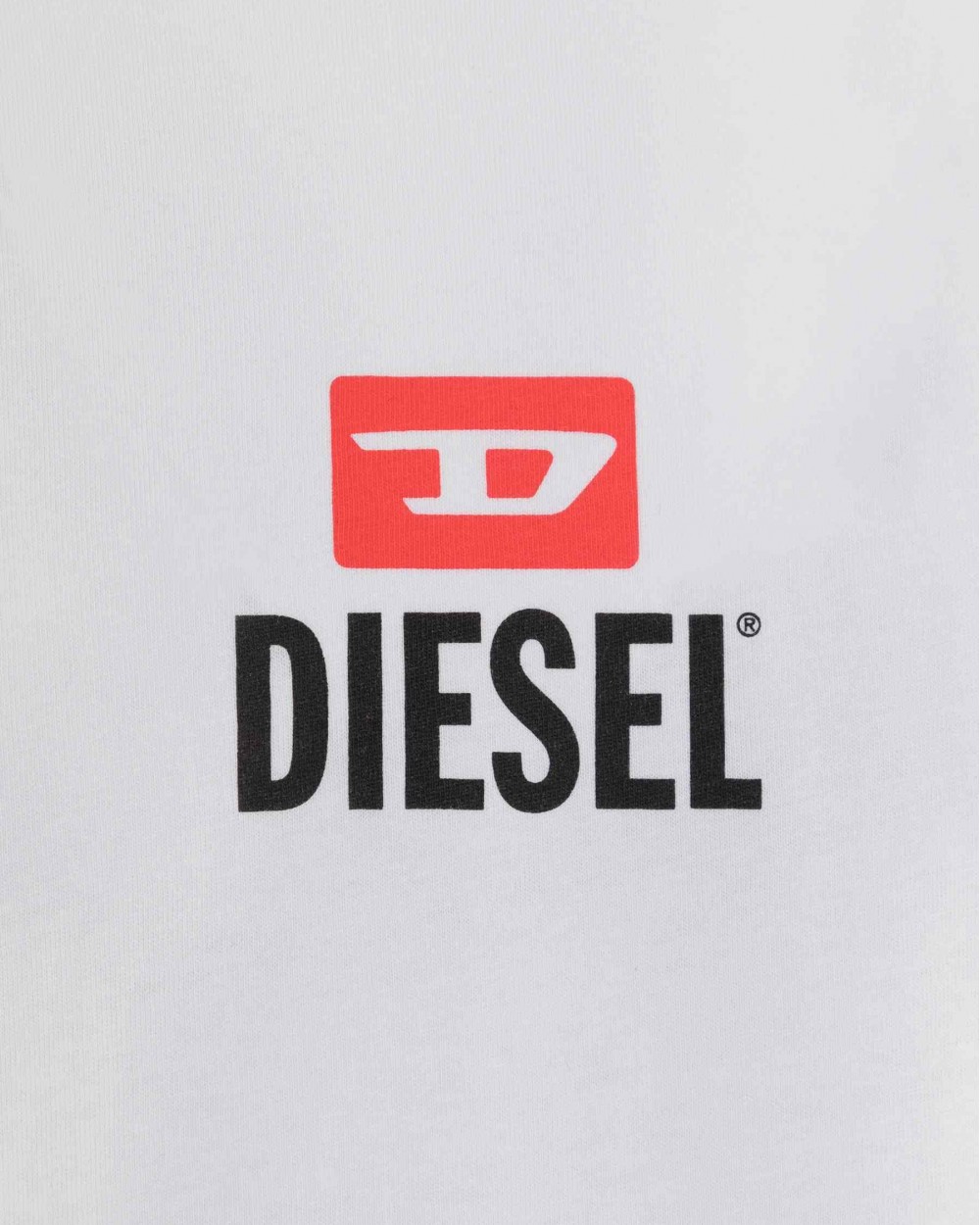 Tricou Diesel T-JUST SMALL NEW D LOGO Barbati Alb Tricou Diesel T-JUST SMALL NEW D LOGO Barbati Alb