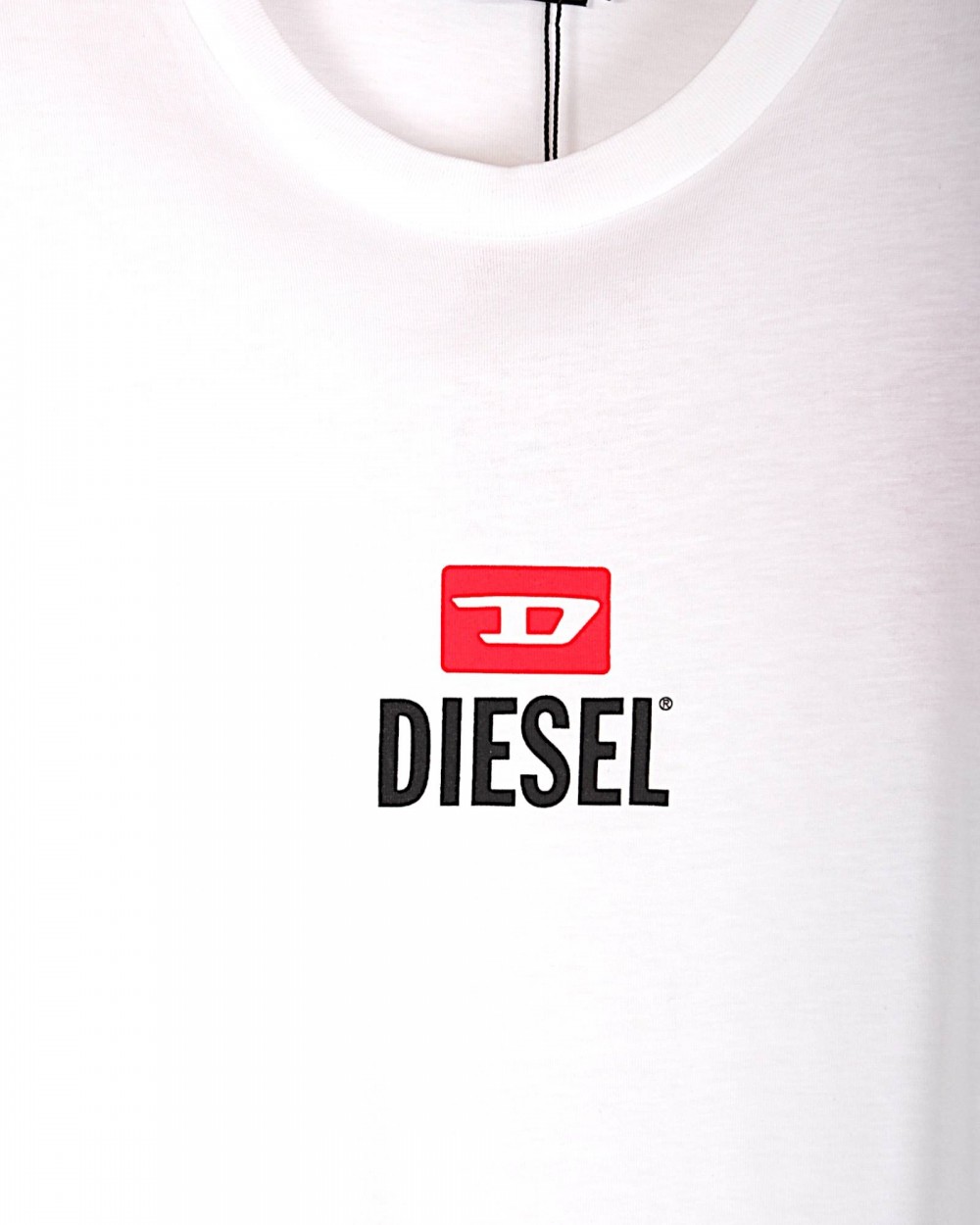 Tricou Diesel T-JUST SMALL NEW D LOGO Barbati Alb