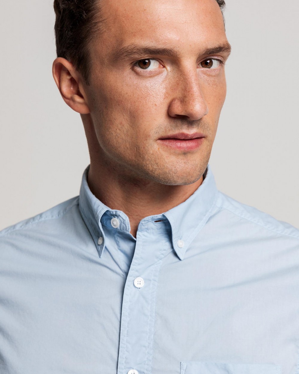 Cămașă GANT bărbați Sunfaded Broadcloth slim fit 