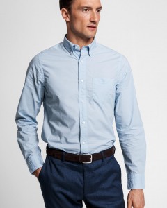 Cămașă GANT bărbați Sunfaded Broadcloth slim fit 