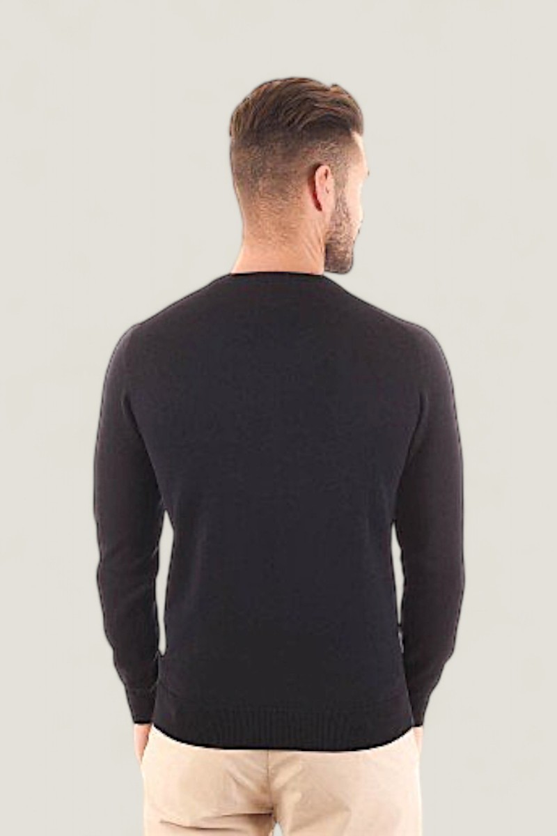 Pulover Barbati Gant Bleumarin Logo Pulover Barbati Gant Bleumarin Logo