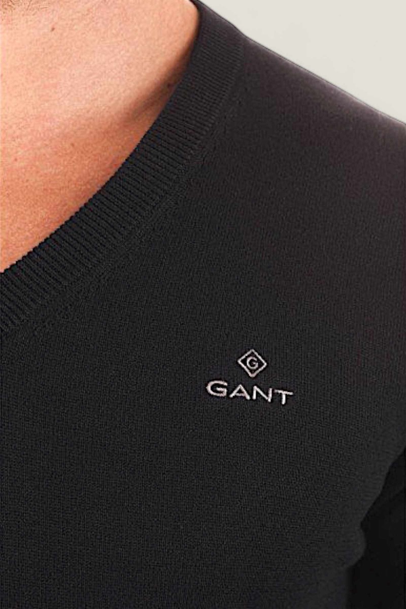 Pulover Barbati Gant Bleumarin Logo Pulover Barbati Gant Bleumarin Logo