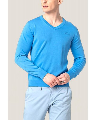 Pulover Barbati Gant Blue Logo
