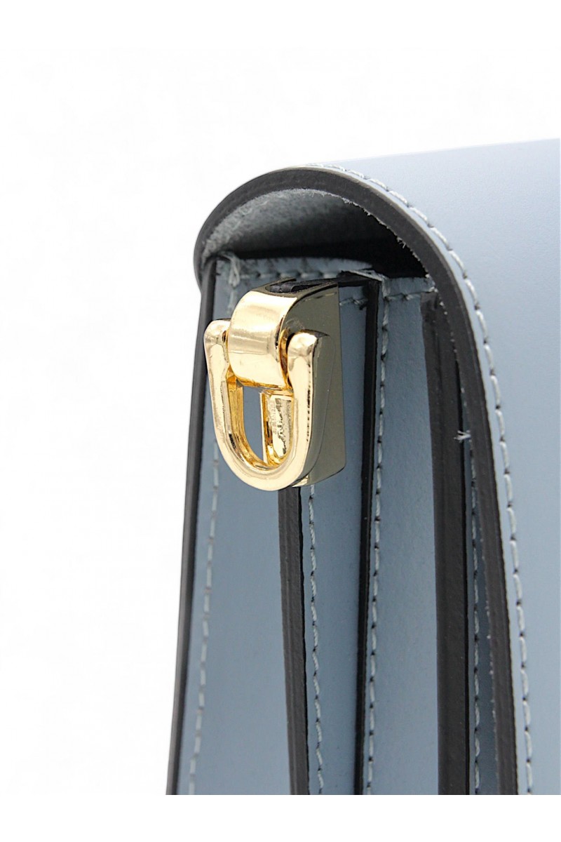 Geanta Crossbody Piele Naturala Made in Italy Blue Geanta Crossbody Piele Naturala Made in Italy Blue