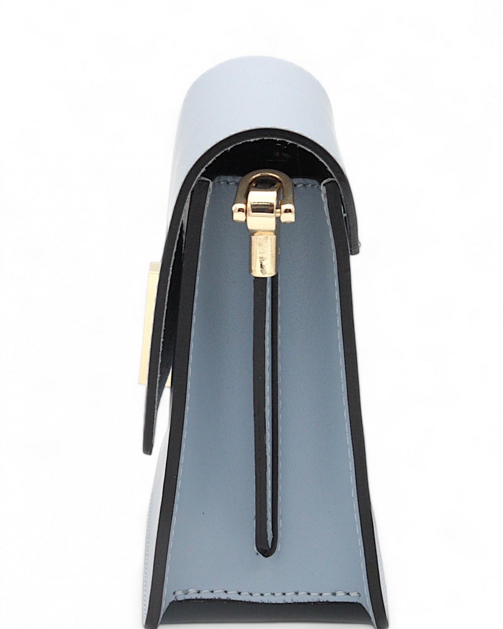 Geanta Crossbody Piele Naturala Made in Italy Blue