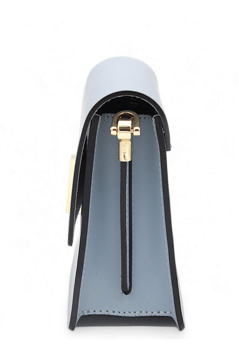 Geanta Crossbody Piele Naturala Made in Italy Blue Geanta Crossbody Piele Naturala Made in Italy Blue