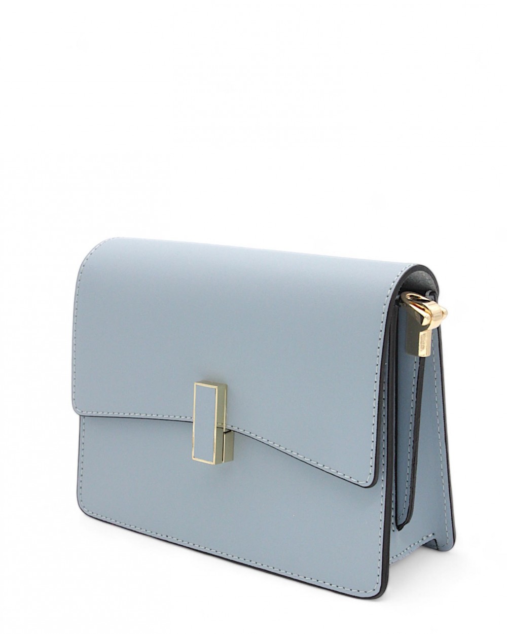 Geanta Crossbody Piele Naturala Made in Italy Blue