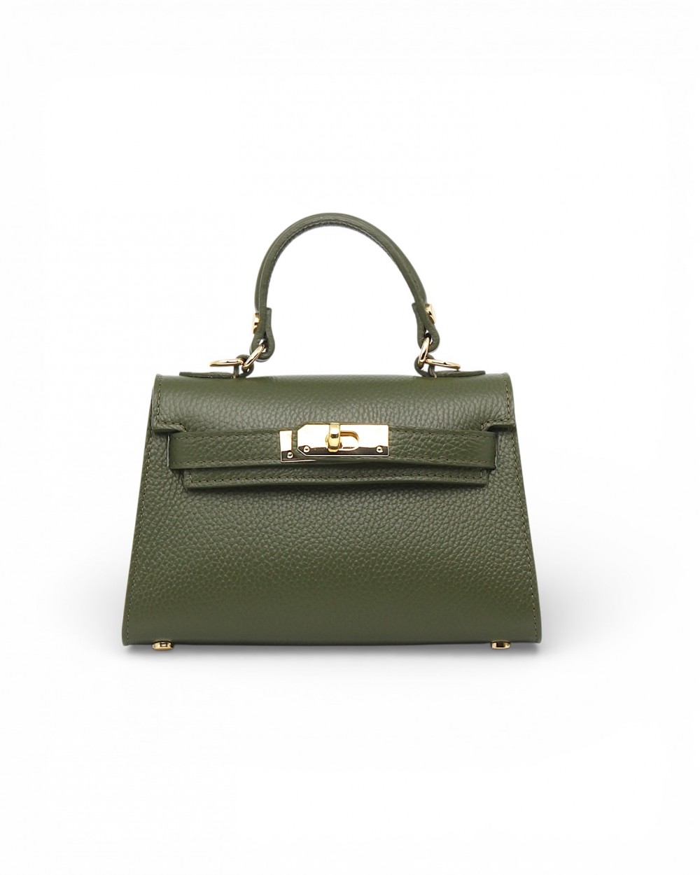 Geanta piele naturala dama verde Made in Italy Geanta piele naturala dama verde Made in Italy