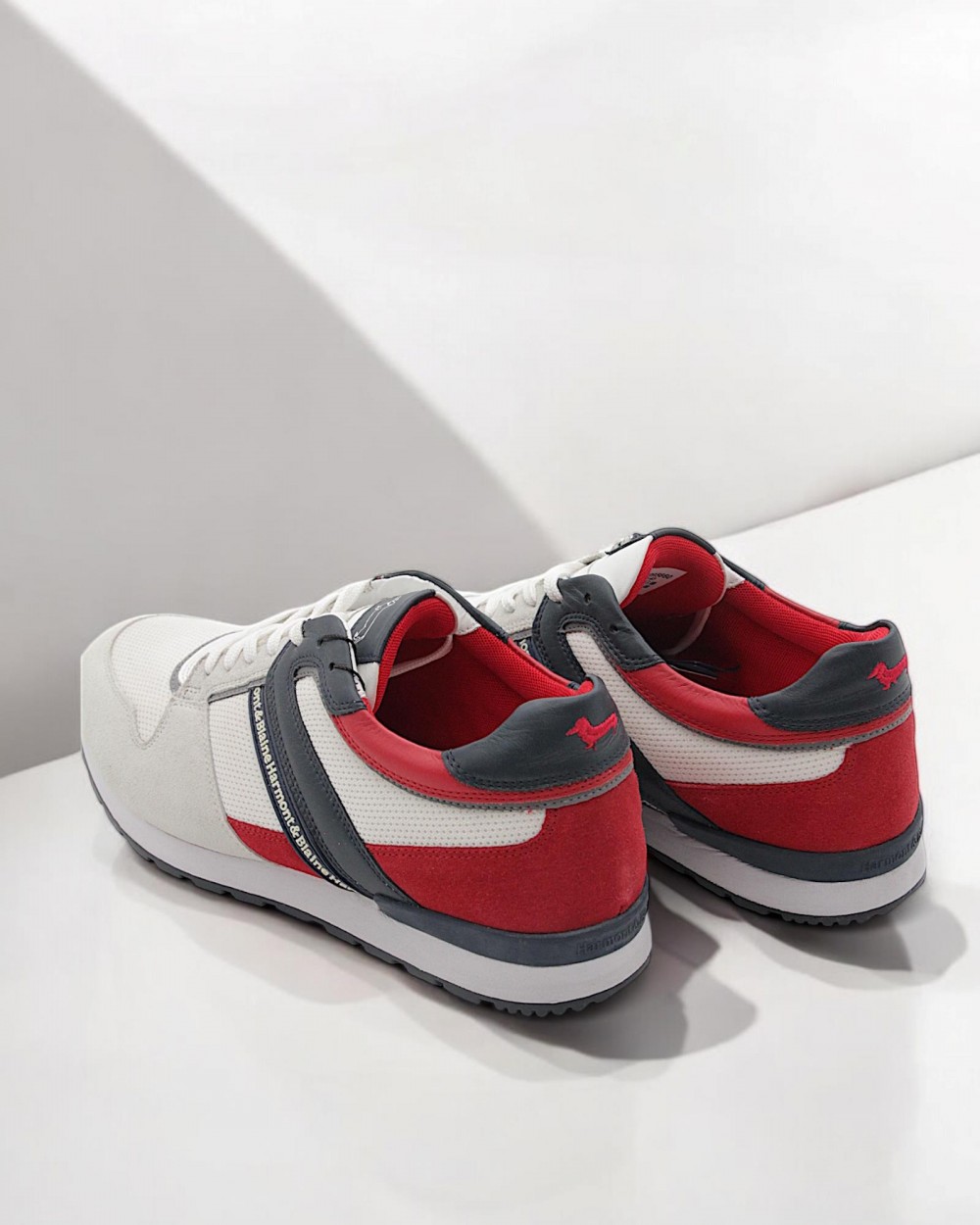 Sneakersi Albi Harmont & Blaine Barbati Piele Sneakersi Albi Harmont & Blaine Barbati Piele