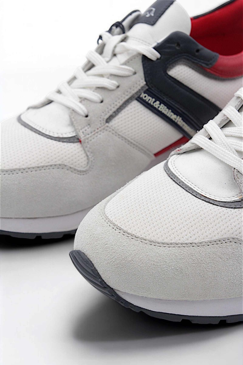 Sneakersi Albi Harmont & Blaine Barbati Piele Sneakersi Albi Harmont & Blaine Barbati Piele