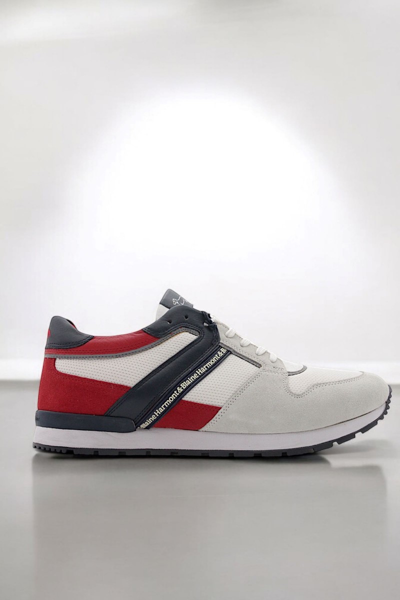 Sneakersi Albi Harmont & Blaine Barbati Piele Sneakersi Albi Harmont & Blaine Barbati Piele