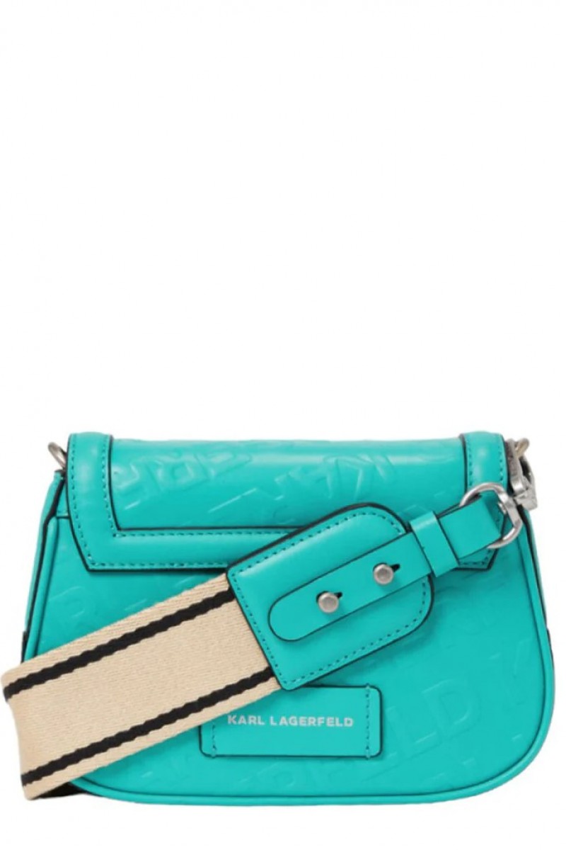 Geanta Karl Lagerfeld Crossbody Turcoaz Geanta Karl Lagerfeld Crossbody Turcoaz