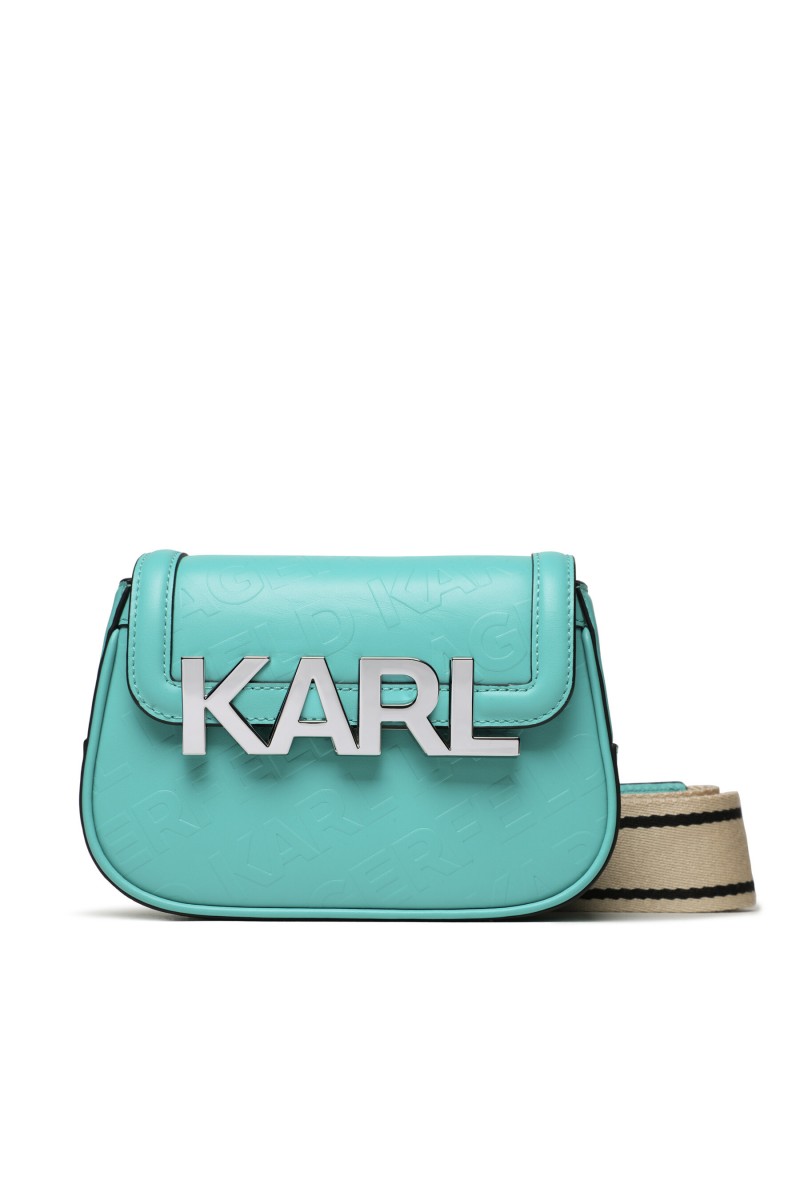 Geanta Karl Lagerfeld Crossbody Turcoaz Geanta Karl Lagerfeld Crossbody Turcoaz