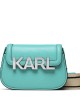 Geanta Karl Lagerfeld Crossbody Turcoaz Geanta Karl Lagerfeld Crossbody Turcoaz