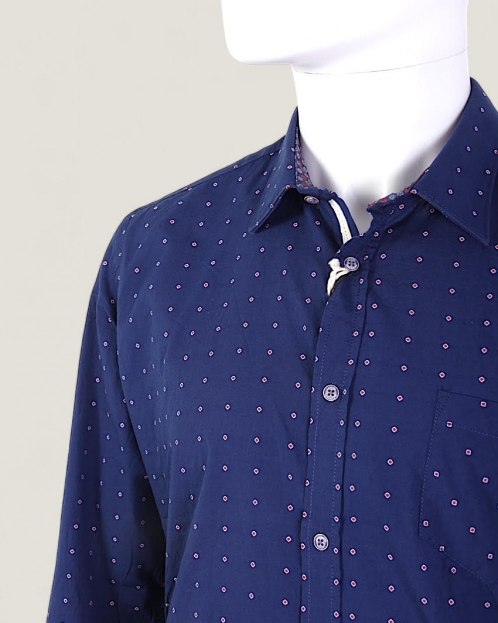 Camasa Barbati Alessandro Lamura Milano Casual Albastra Made in Italy