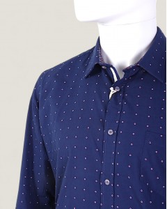 Camasa Barbati Alessandro Lamura Milano Casual Albastra Made in Italy