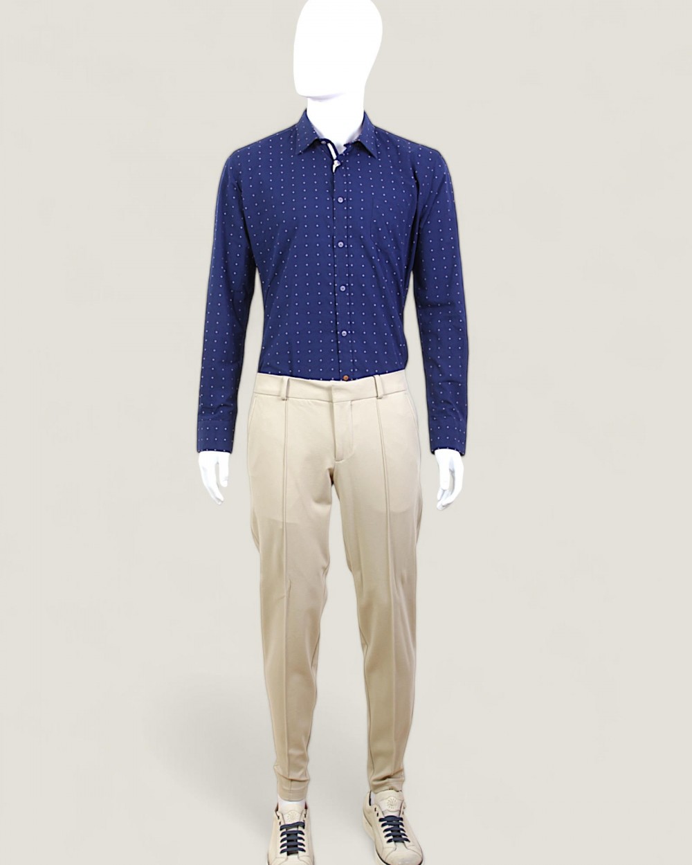 Camasa Barbati Alessandro Lamura Milano Casual Albastra Made in Italy