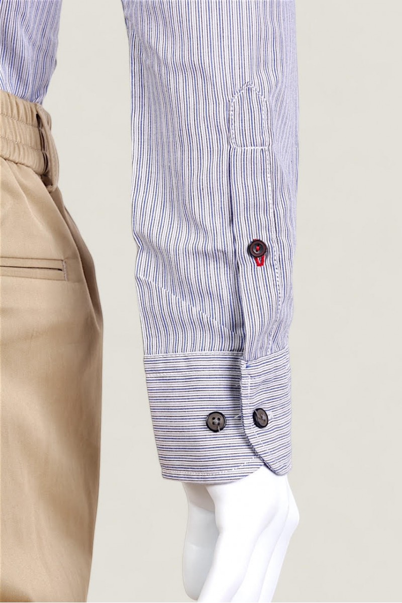 Camasa Barbati Alessandro Lamura Milano Casual cu Dungi Fine Made in Italy Camasa Barbati Alessandro Lamura Milano Casual cu Dungi Fine Made in Italy