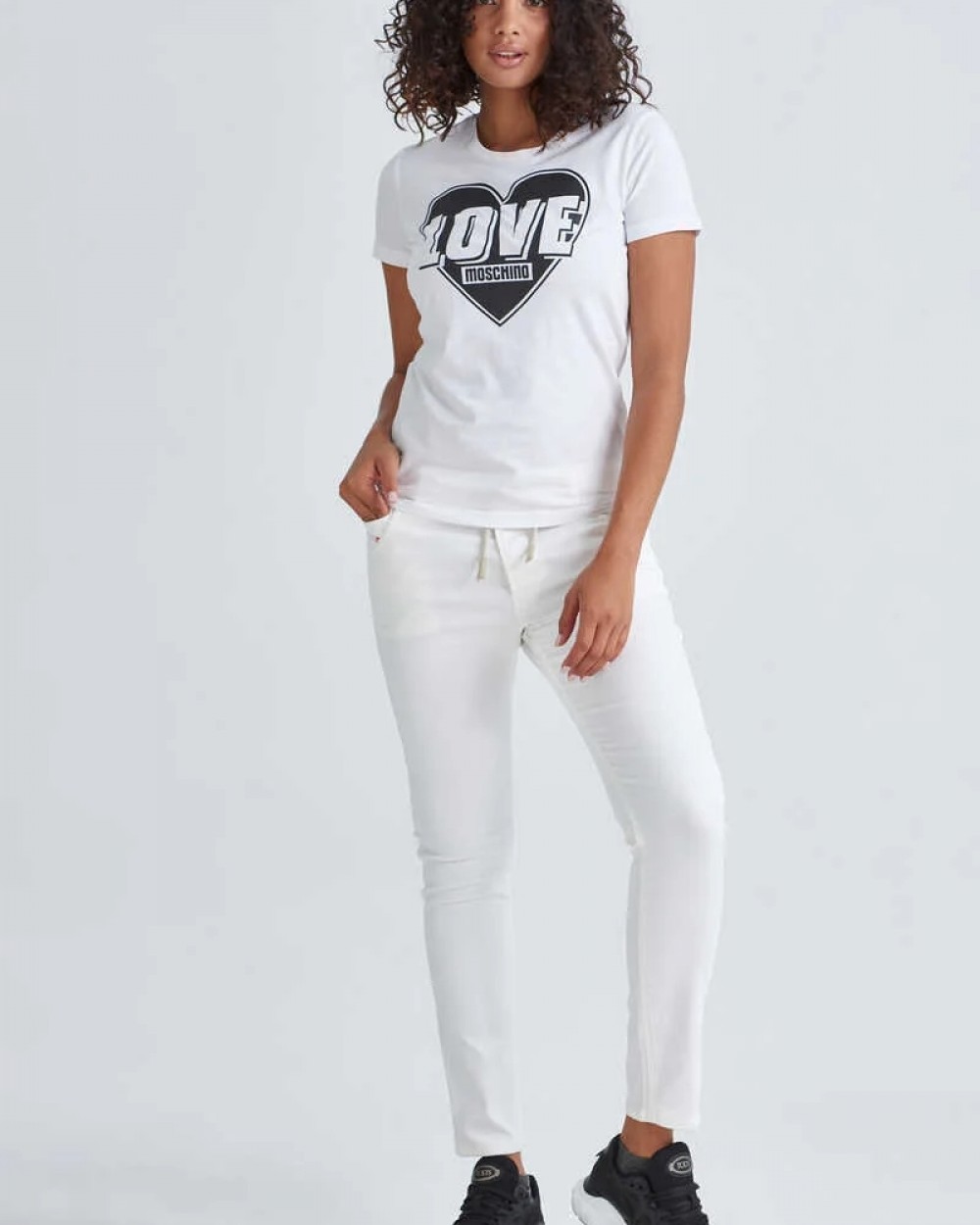 Tricou LOVE MOSCHINO dama culoare Alb W4F302PM3517
