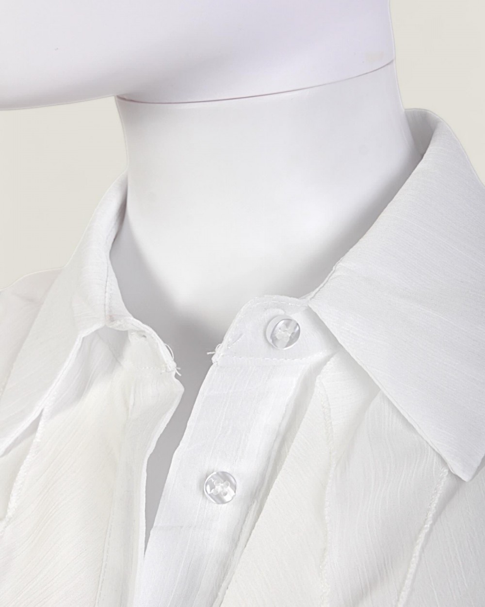 Camasa Alba Franjuri Lumina Dama