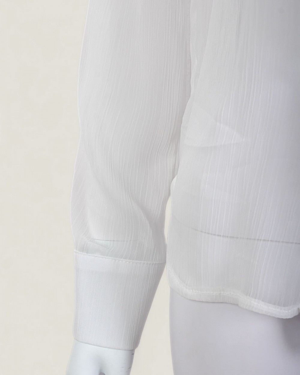 Camasa Alba Franjuri Lumina Dama