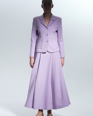 FUSTA LUMINA MIDI LILA