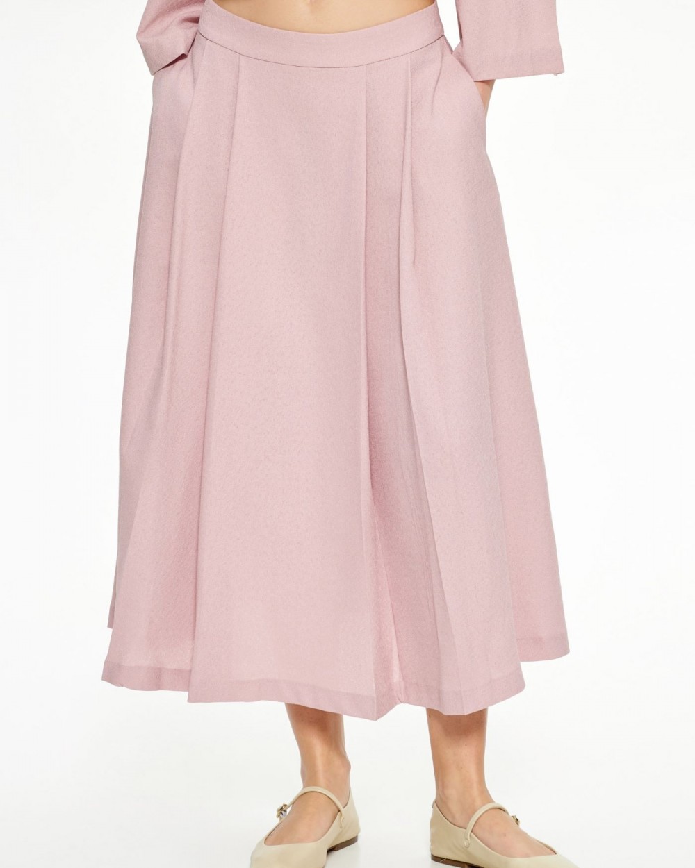 FUSTA LUMINA MIDI ROZ