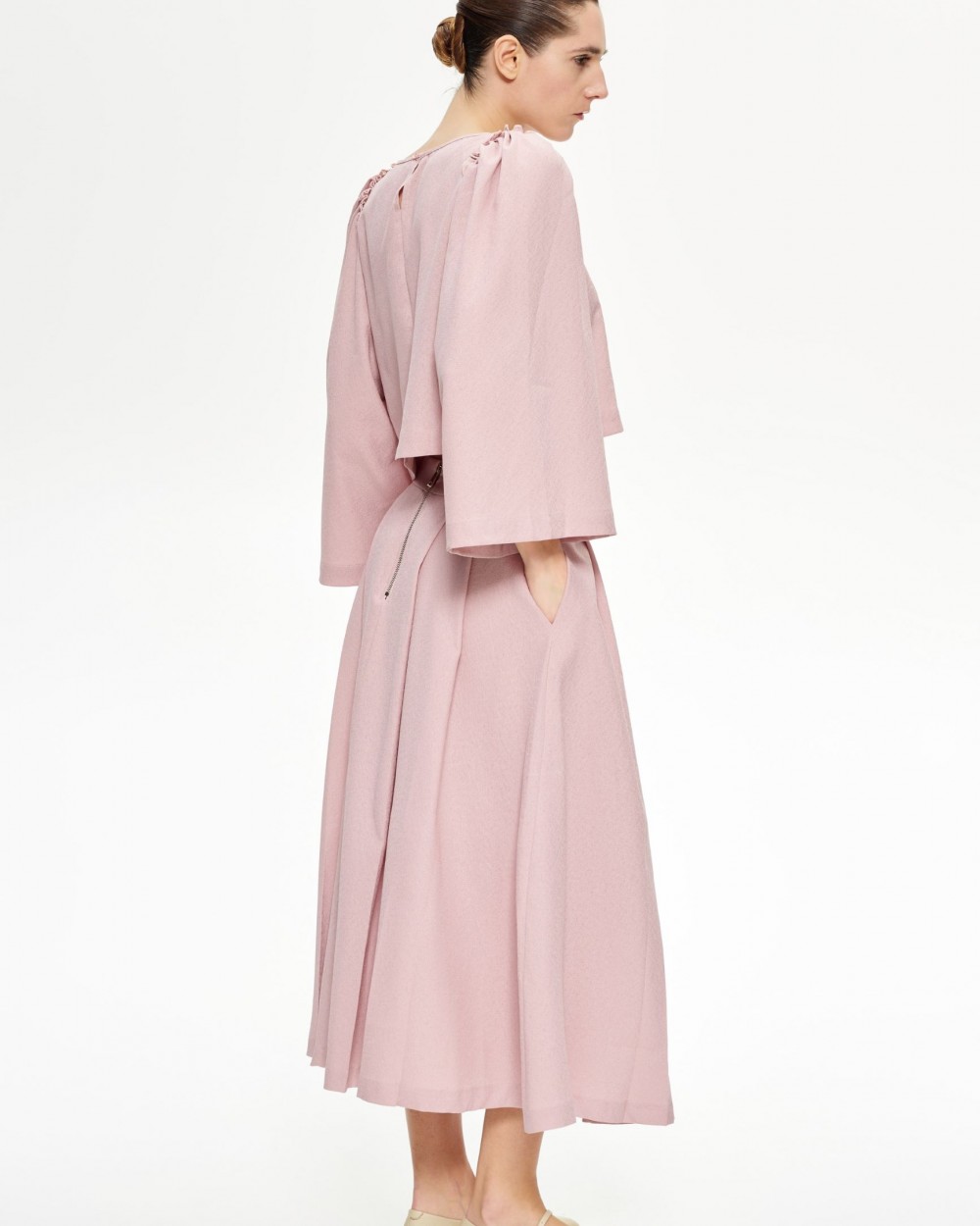 FUSTA LUMINA MIDI ROZ