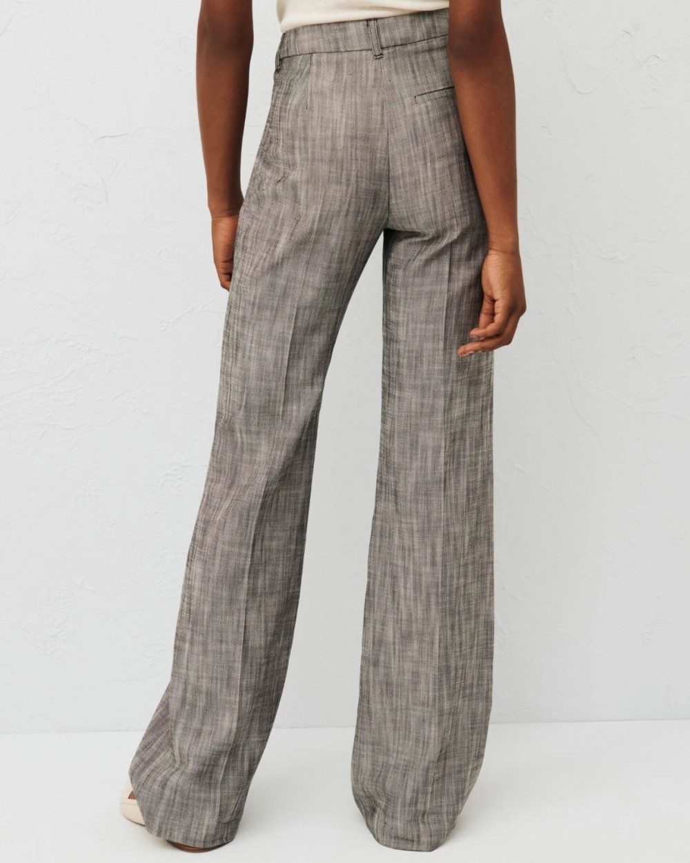 Pantaloni Marella Evazati Gri Pantaloni Marella Evazati Gri