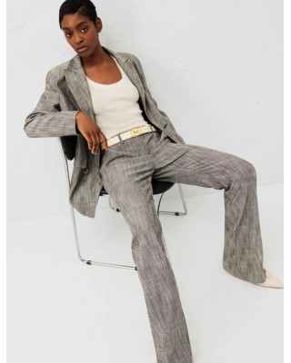 Pantaloni Marella Evazati Gri