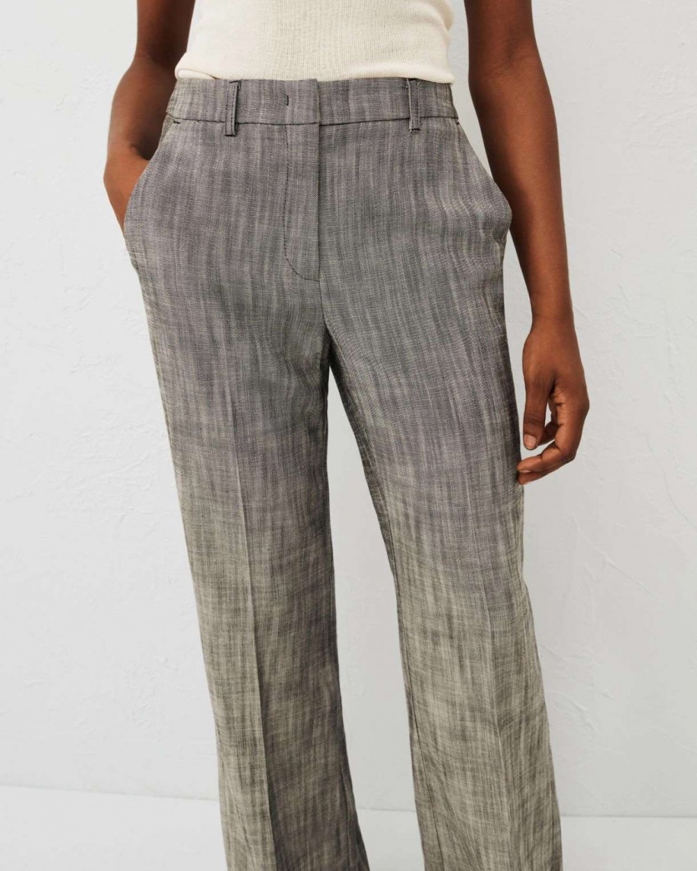 Pantaloni Marella Evazati Gri Pantaloni Marella Evazati Gri