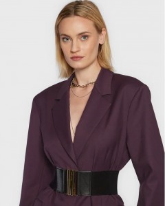  Sacou Patrizia Pepe Oversize Violet marimea 42IT