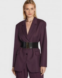  Sacou Patrizia Pepe Oversize Violet marimea 42IT