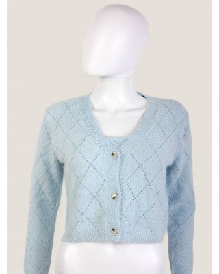 Set Pulover si Top Bleu Ciel Occult Italy