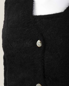 Set Pulover si Top Negru Occult Italy