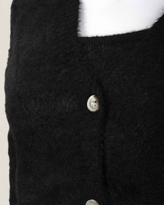 Set Pulover si Top Negru Occult Italy