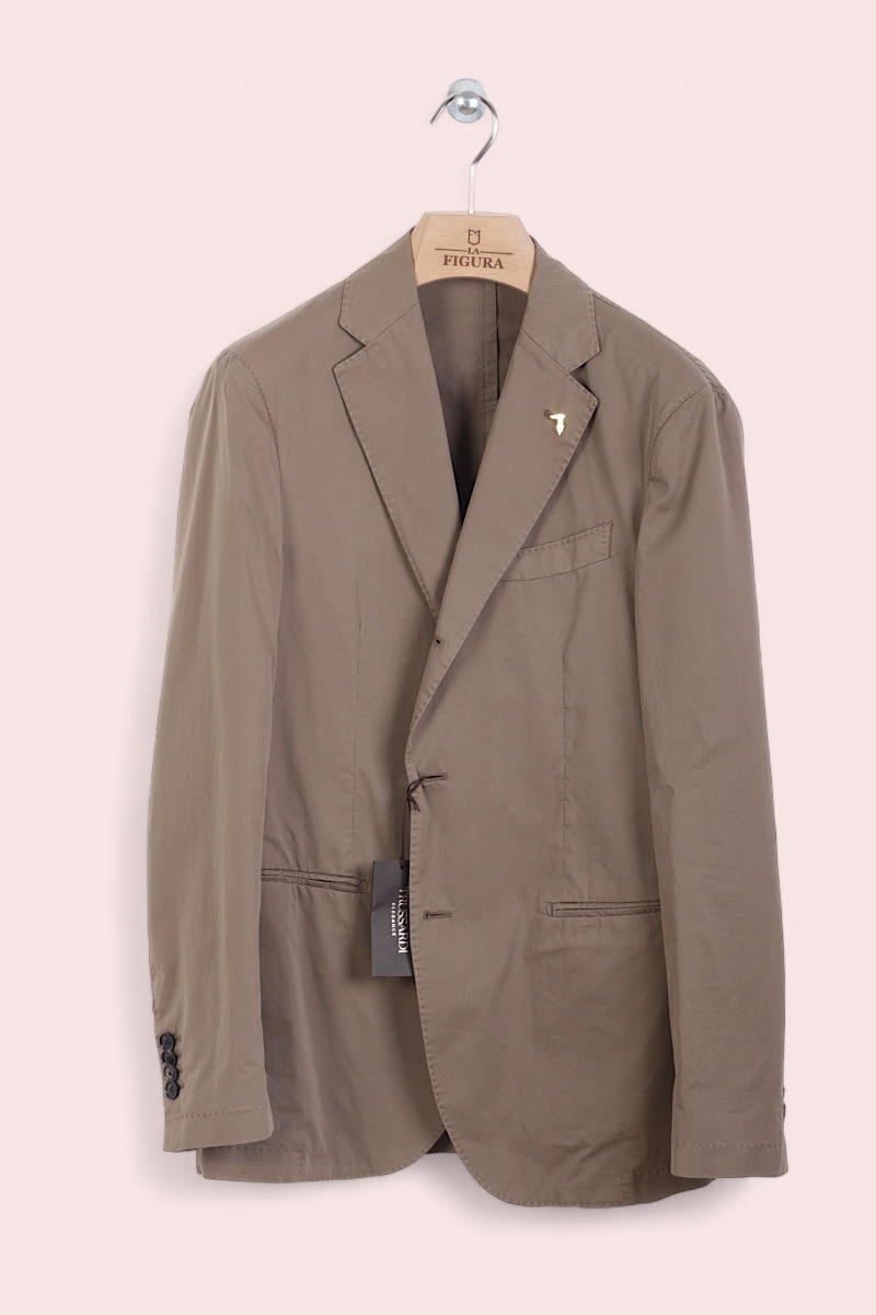 Sacou Casual Barbati Trussardi Bumbac Bej Sacou Casual Barbati Trussardi Bumbac Bej